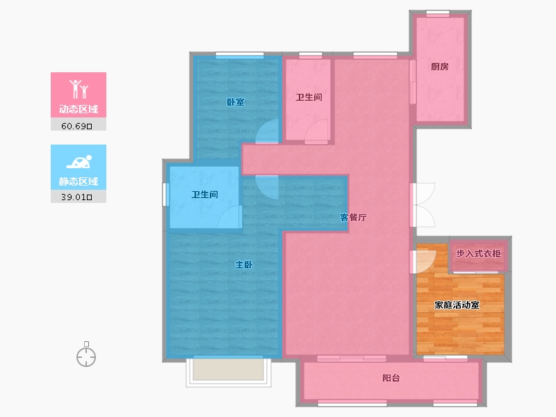 河北省-石家庄市-栾州壹号-99.07-户型库-动静分区