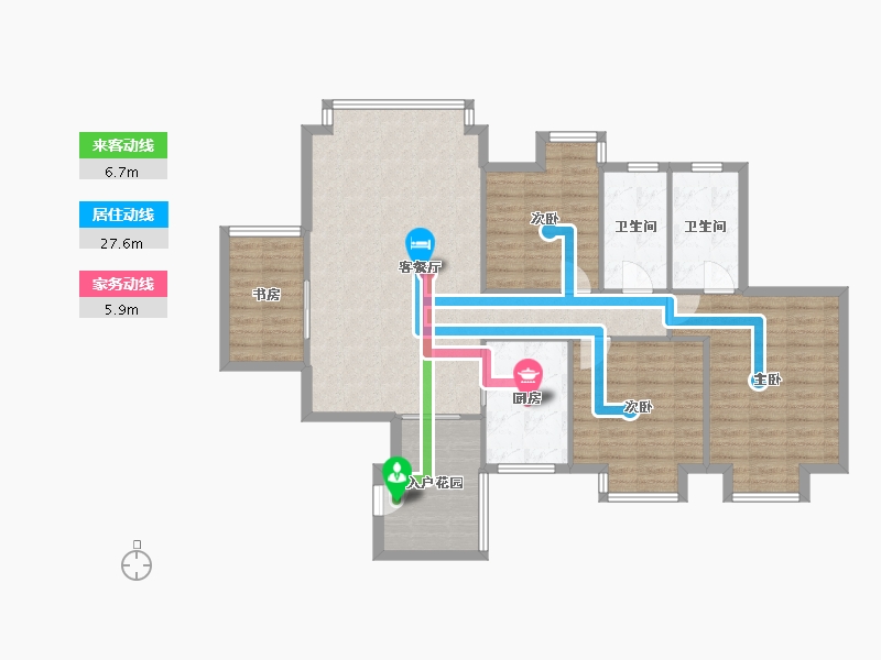 贵州省-贵阳市-睿力上城-100.00-户型库-动静线