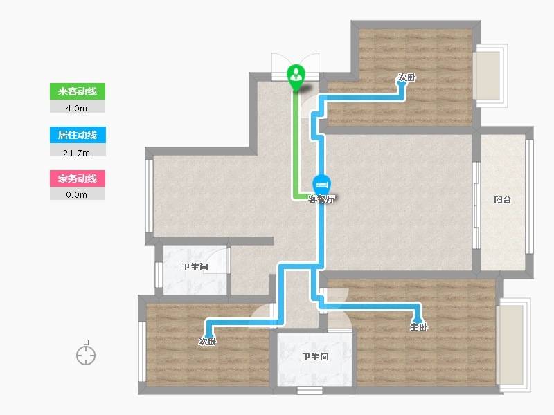 山东省-德州市-中山北街95-102.00-户型库-动静线