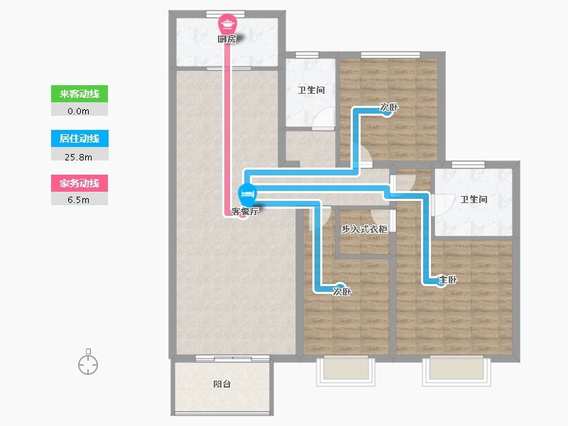 山东省-青岛市-融创维多利亚湾-117.87-户型库-动静线