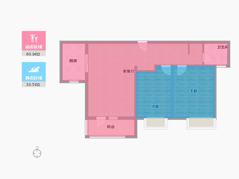 河北省-石家庄市-五合锦江府-81.50-户型库-动静分区