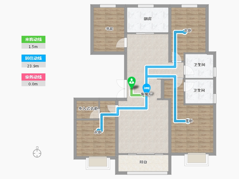 山东省-青岛市-海尔产城创珺玺-111.99-户型库-动静线