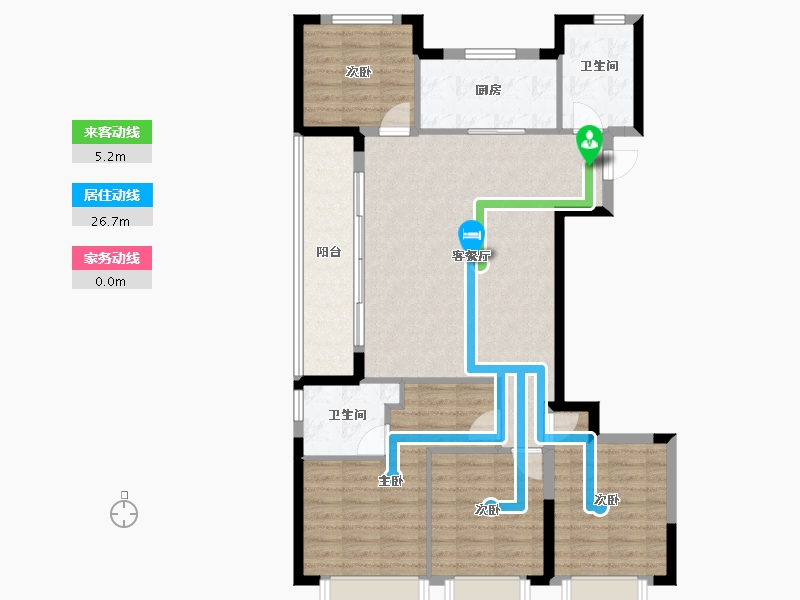 浙江省-宁波市-建发·春江悦-99.20-户型库-动静线