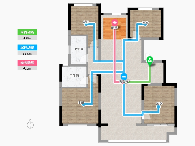 河北省-石家庄市-保利城-115.20-户型库-动静线