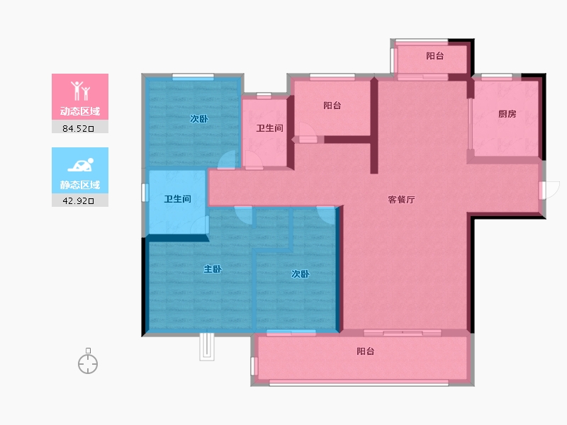 湖南省-长沙市-中建钰和城-114.31-户型库-动静分区