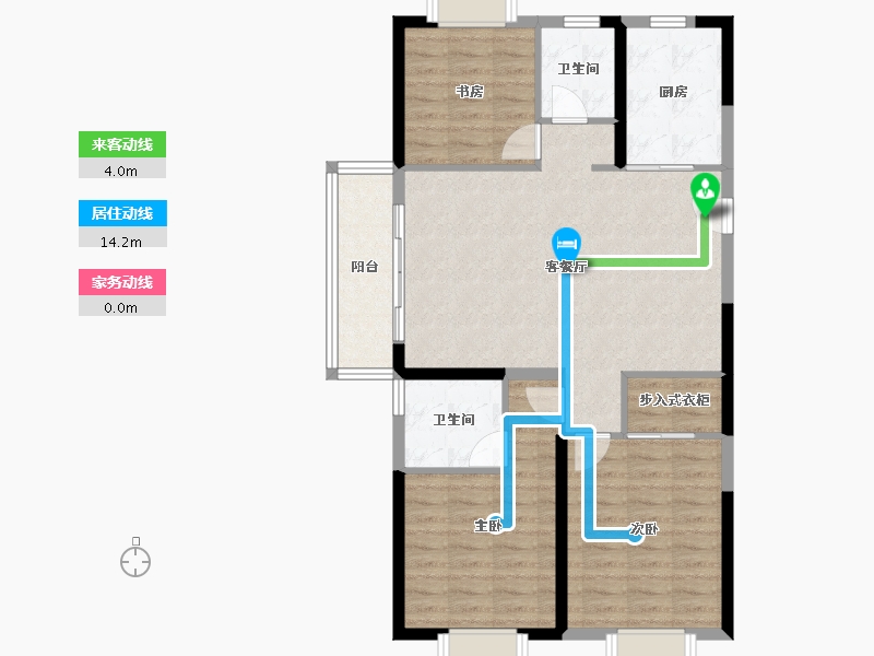 湖北省-武汉市-天纵时代城-92.01-户型库-动静线