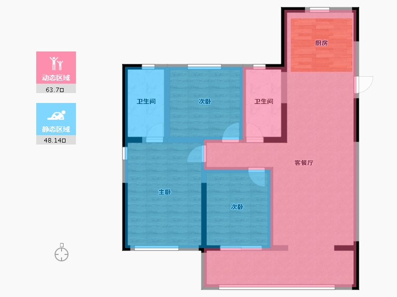 河北省-石家庄市-保利城-100.00-户型库-动静分区