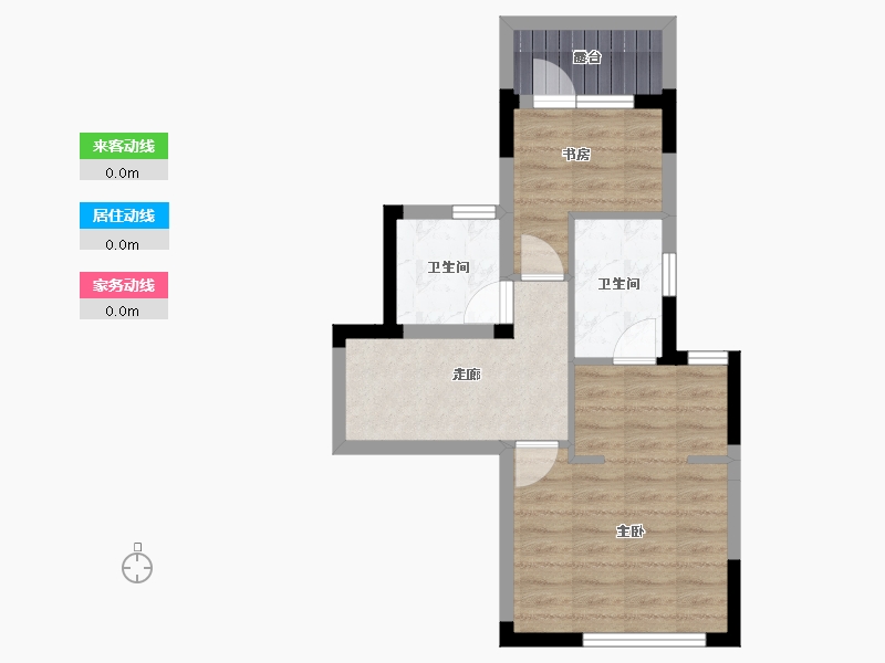 河北省-石家庄市-保利城-45.03-户型库-动静线