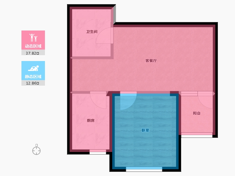 山东省-烟台市-石药健康城-44.57-户型库-动静分区