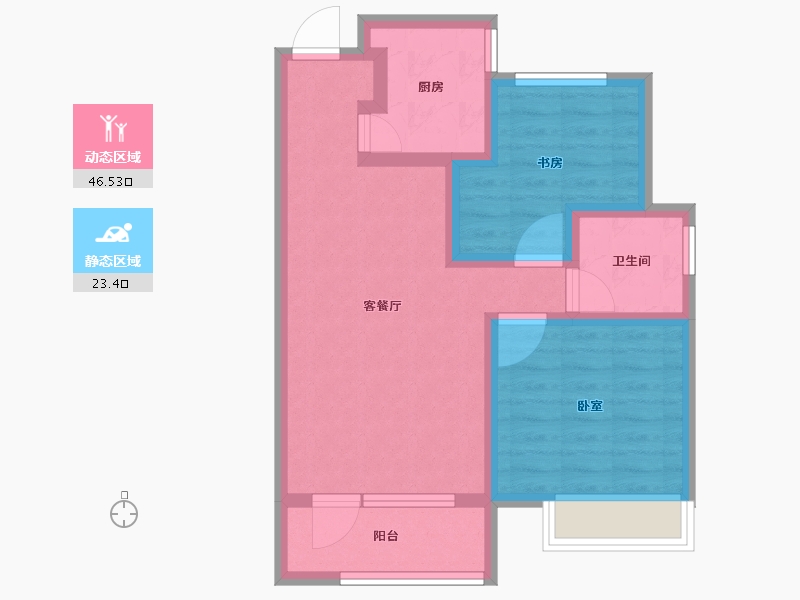 山东省-青岛市-西海岸创新科技城-61.01-户型库-动静分区