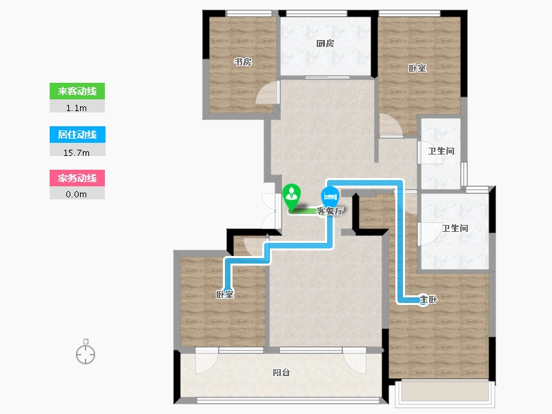 山东省-青岛市-慧通理想之城-126.00-户型库-动静线