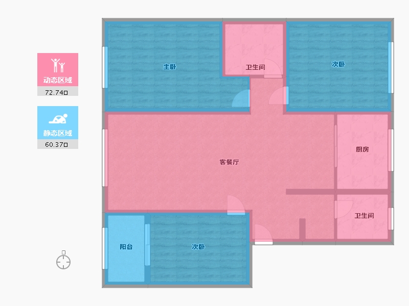 河北省-沧州市-安欣家园-120.00-户型库-动静分区