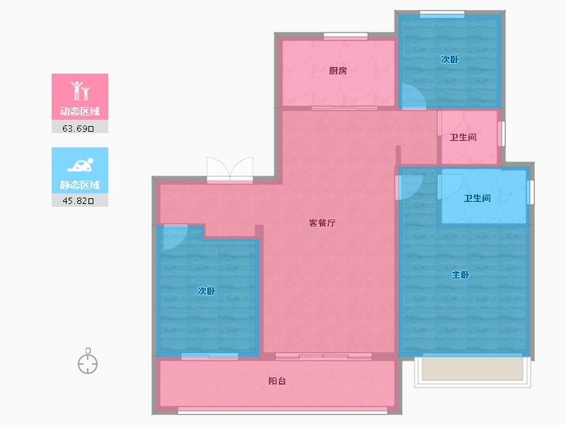 山东省-青岛市-中南樾府-99.20-户型库-动静分区