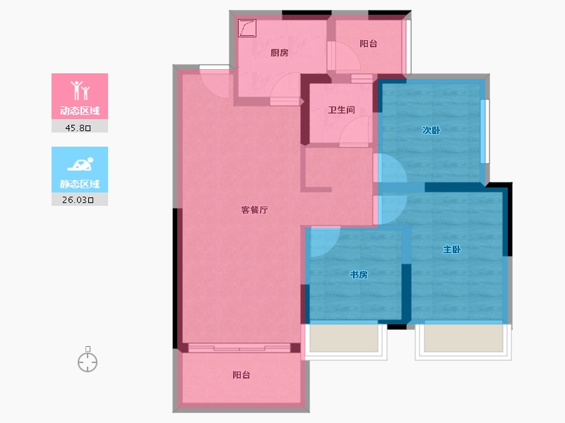 四川省-成都市-川港合作示范园-62.72-户型库-动静分区