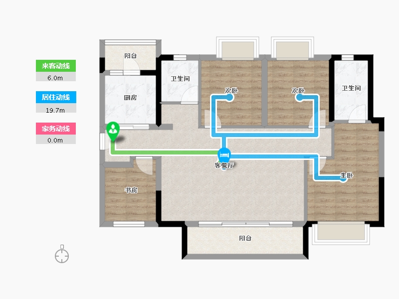 四川省-成都市-朗诗未来著-96.84-户型库-动静线