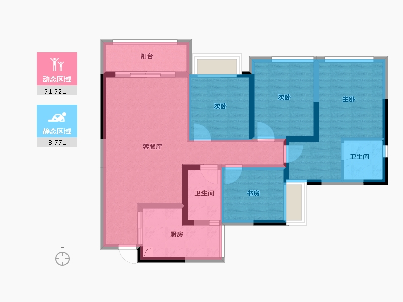 四川省-成都市-川港合作示范园-88.22-户型库-动静分区