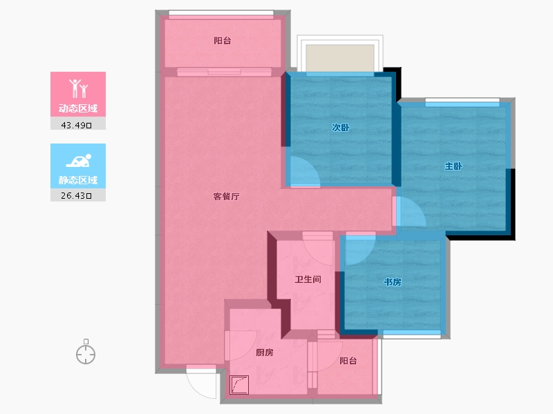 四川省-成都市-川港合作示范园-60.64-户型库-动静分区