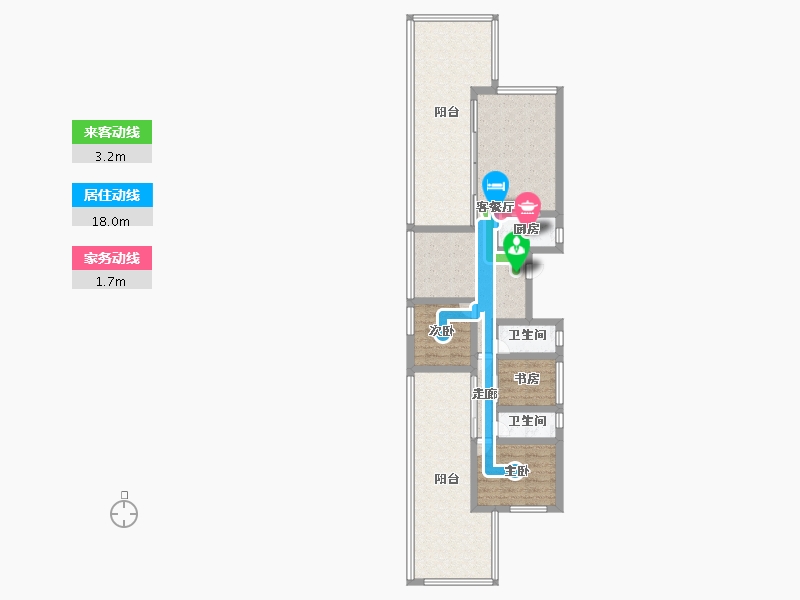 四川省-成都市-云上旅游度假区-93.60-户型库-动静线