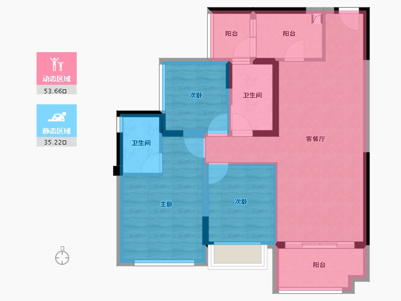 四川省-成都市-川港合作示范园-78.83-户型库-动静分区