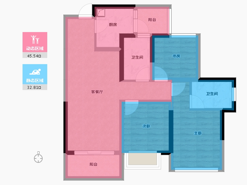 四川省-成都市-川港合作示范园-67.67-户型库-动静分区