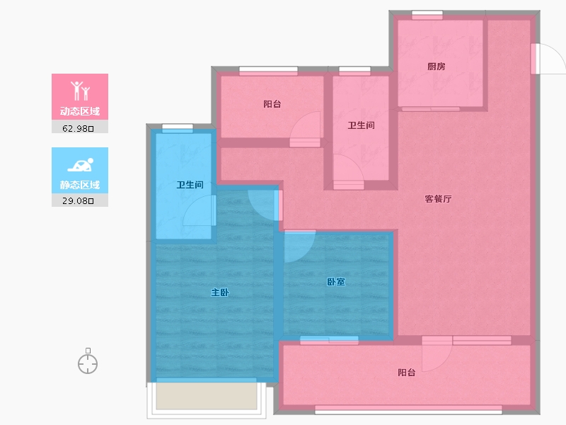 山东省-青岛市-和达可园-81.00-户型库-动静分区