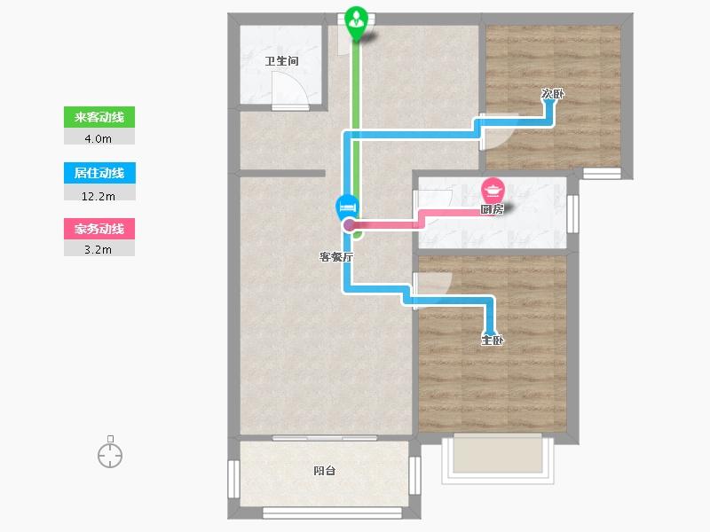 山东省-济宁市-北湖春天-89.00-户型库-动静线