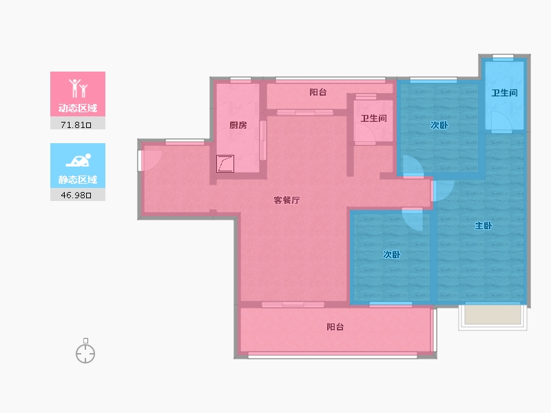 四川省-南充市-尚水佳苑-108.00-户型库-动静分区