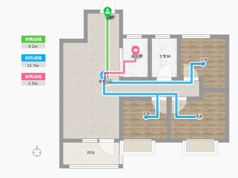 山东省-青岛市-海尔产城创衡山学府-74.40-户型库-动静线