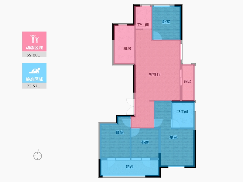 山东省-青岛市-慧通理想之城-120.00-户型库-动静分区