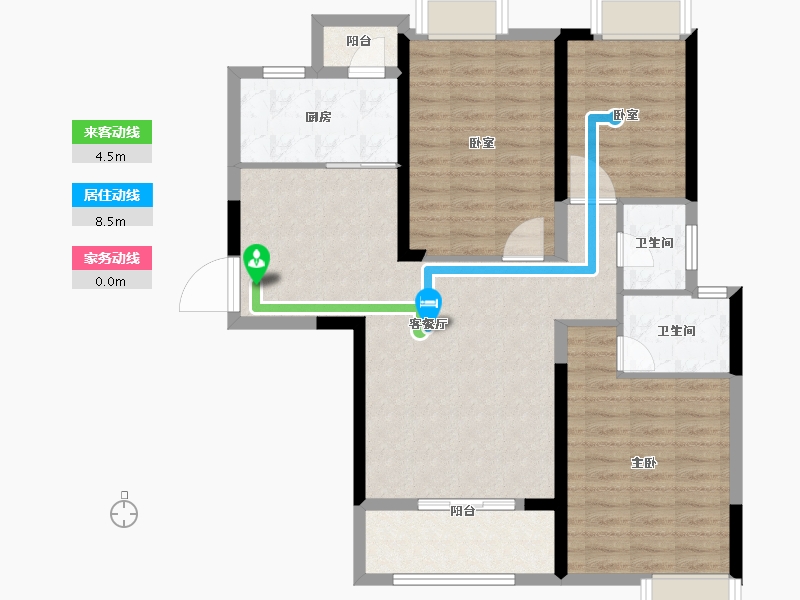 湖北省-武汉市-星湖湾-93.68-户型库-动静线