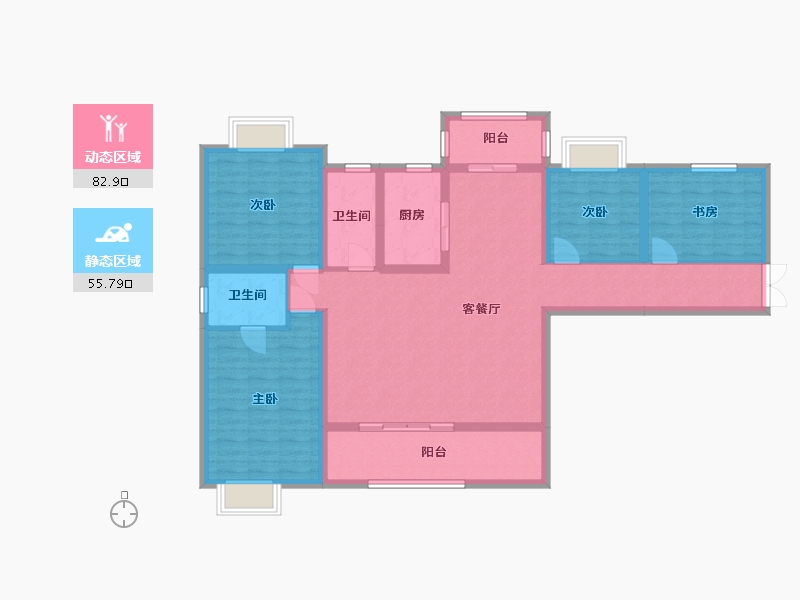 云南省-玉溪市-北大资源-120.00-户型库-动静分区