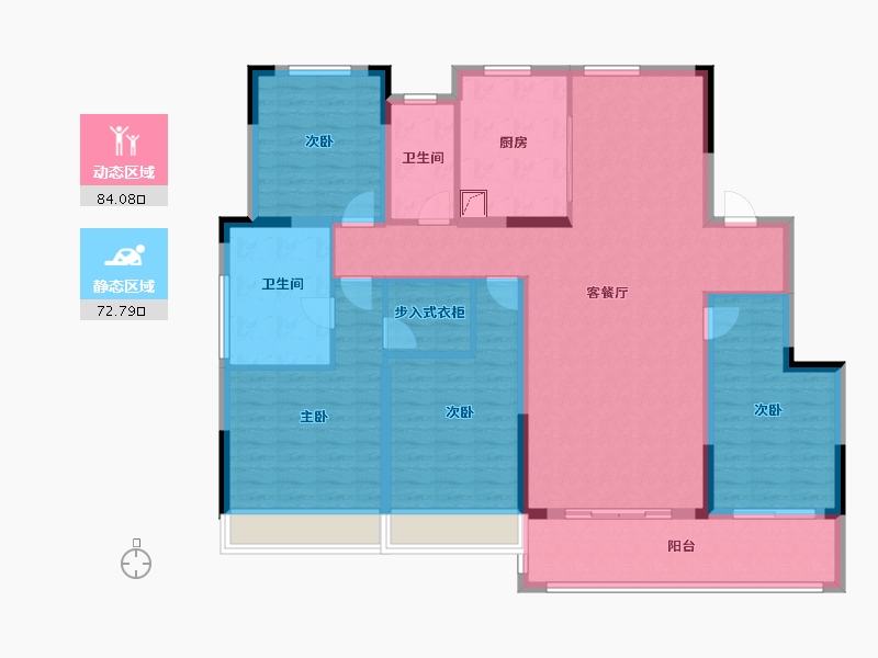 浙江省-绍兴市-和樾府-141.61-户型库-动静分区