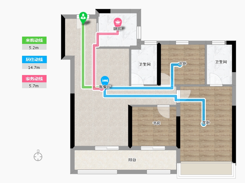 浙江省-台州市-永宁半岛-81.59-户型库-动静线