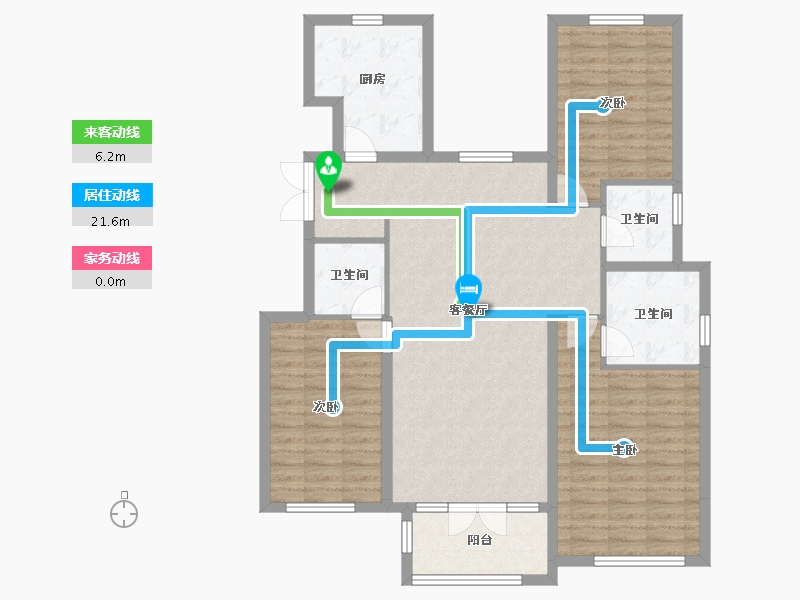 山东省-青岛市-新兴中心城-111.20-户型库-动静线