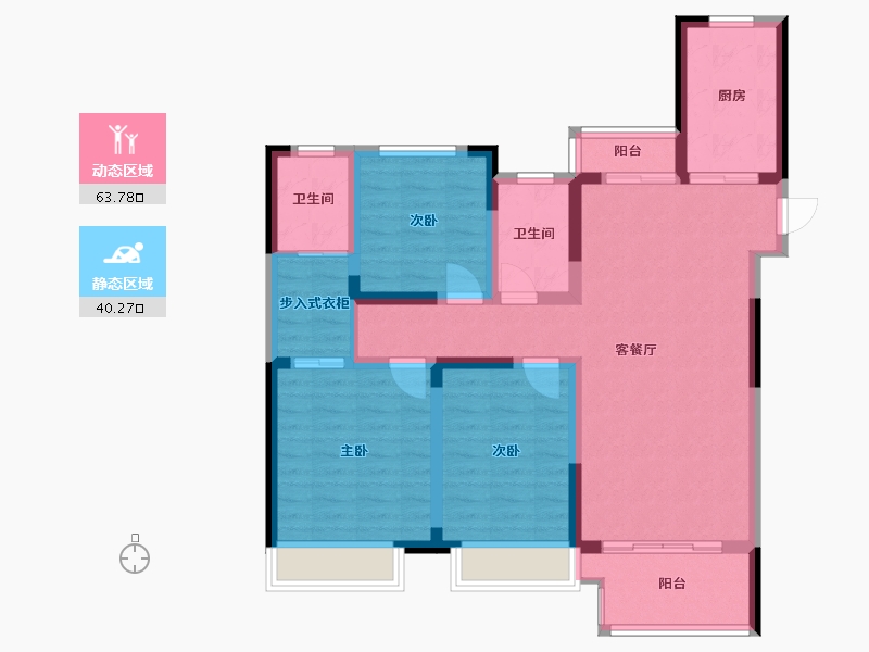 湖南省-衡阳市-高新未来城·文创谷-100.00-户型库-动静分区