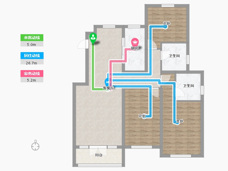 山东省-青岛市-新兴中心城-100.01-户型库-动静线