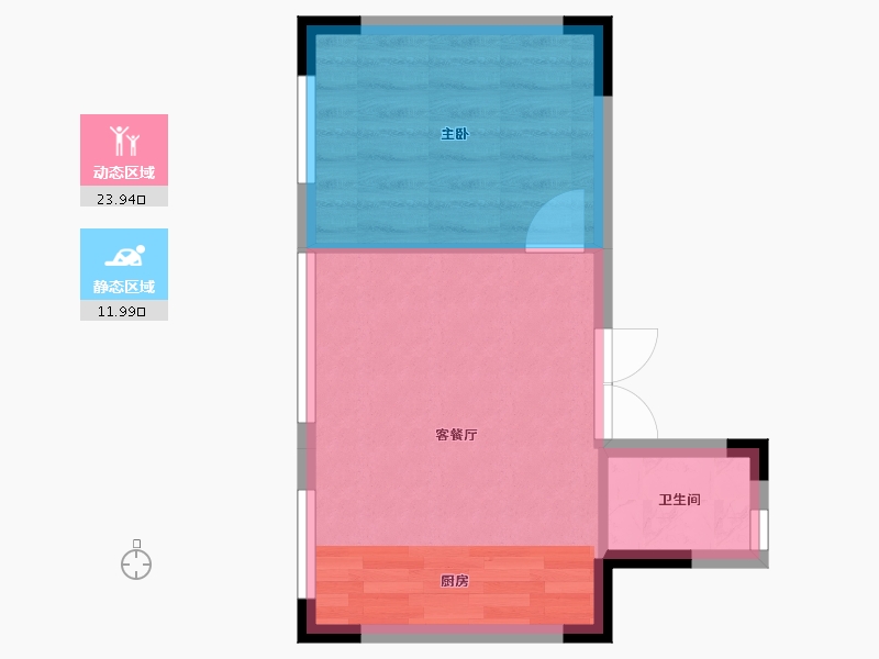 重庆-重庆市-清风上院-32.44-户型库-动静分区