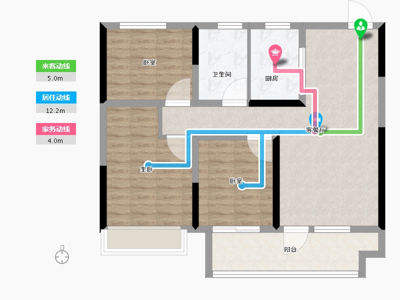 山东省-青岛市-高实城-80.01-户型库-动静线