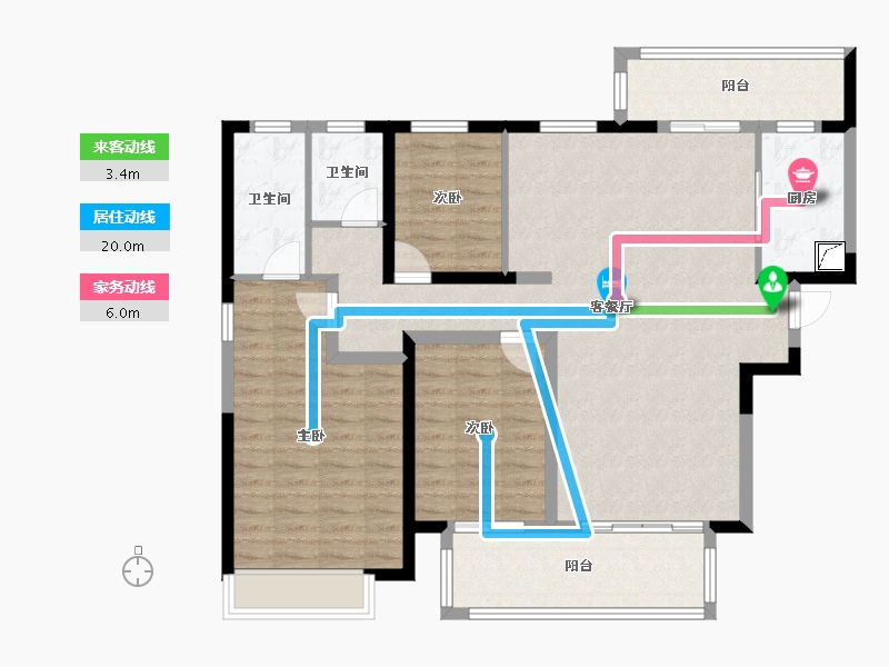 河南省-郑州市-康桥香溪郡-117.09-户型库-动静线