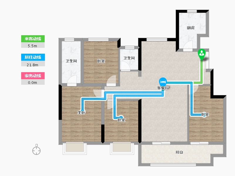 江苏省-徐州市-万城花开-112.12-户型库-动静线