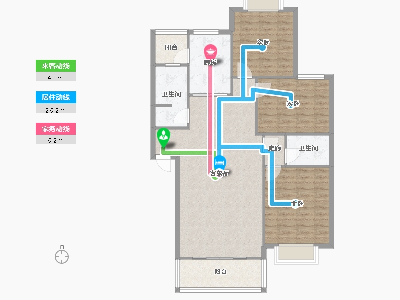 四川省-成都市-星河名居-98.90-户型库-动静线