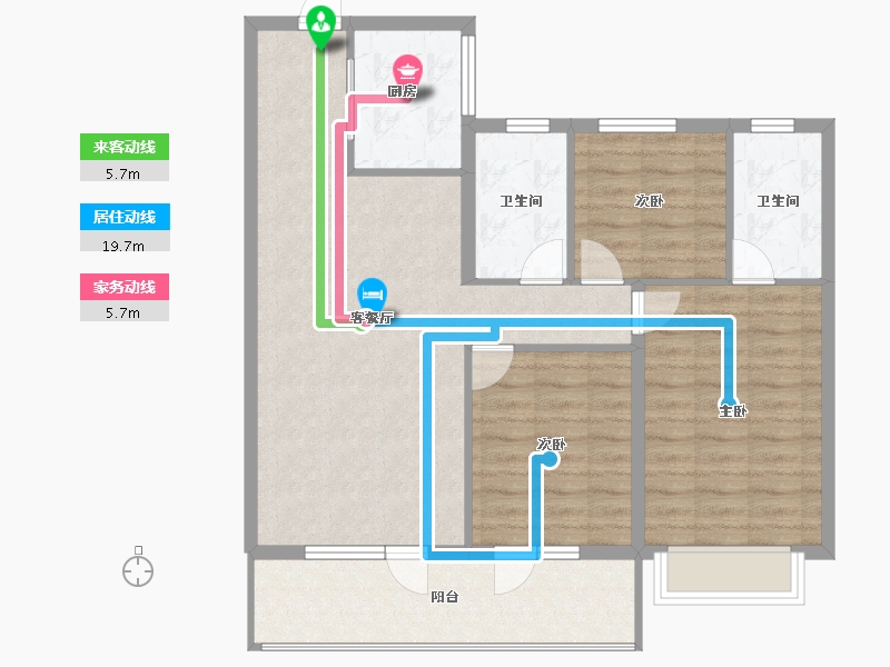 山东省-青岛市-中国中铁诺德澜湾-92.00-户型库-动静线