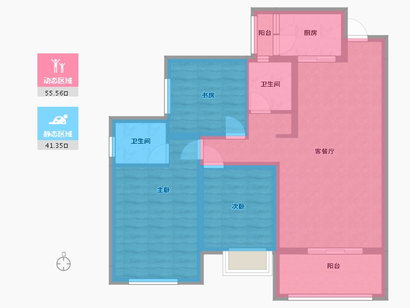 四川省-自贡市-远达盛景-100.00-户型库-动静分区