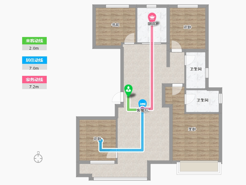 山东省-青岛市-金茂智慧国际城-100.11-户型库-动静线