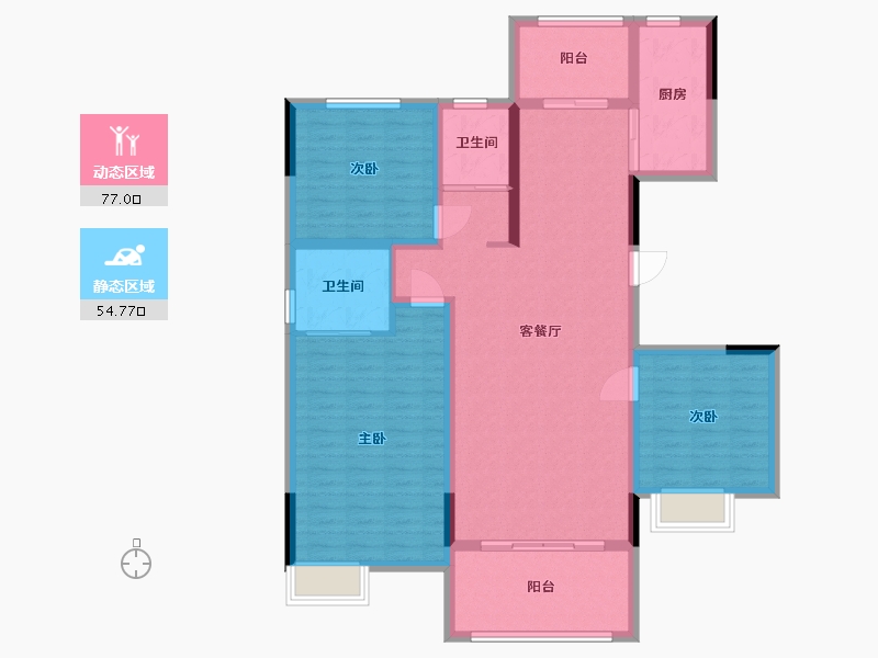 安徽省-阜阳市-京师国府-119.00-户型库-动静分区