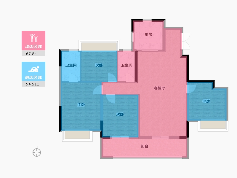 广西壮族自治区-桂林市-桂林融创文旅城-116.00-户型库-动静分区