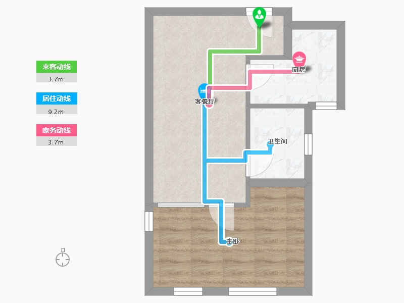 河北省-廊坊市-荣盛花语璟园-43.23-户型库-动静线