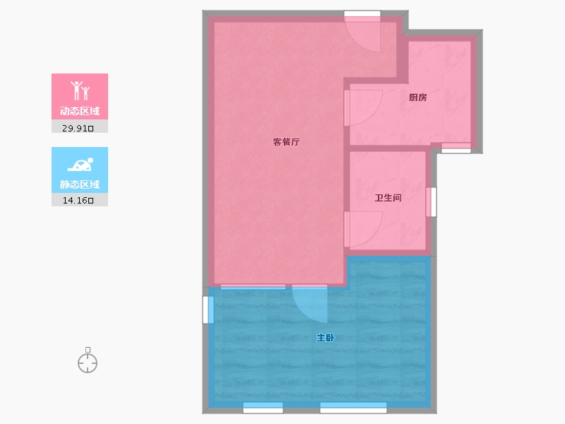 河北省-廊坊市-荣盛花语璟园-43.23-户型库-动静分区