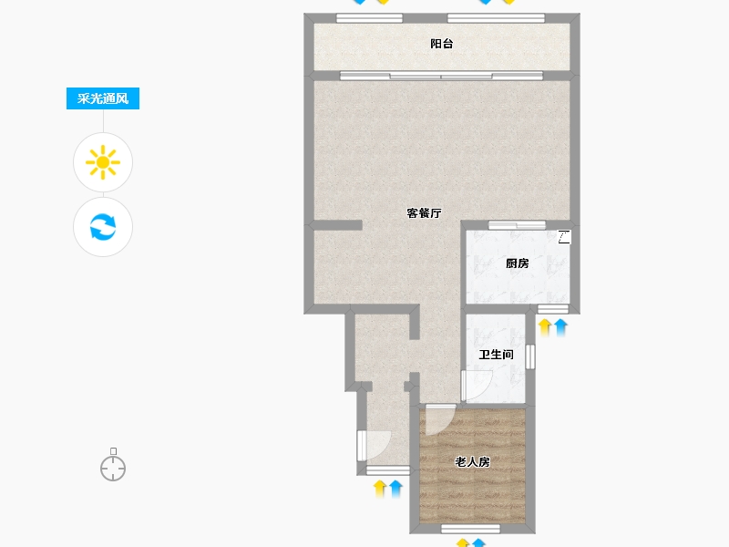 山西省-晋中市-保利壹号公馆-160.00-户型库-采光通风