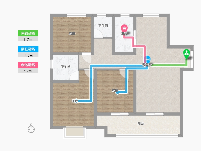 山东省-菏泽市-建邦中央公园-96.00-户型库-动静线